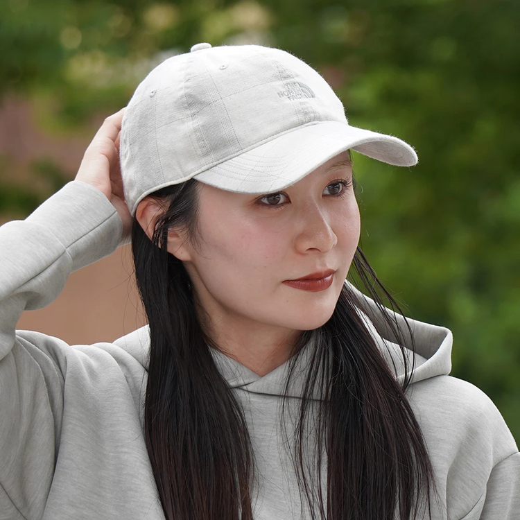 ザ・ノース・フェイス]TNF ロゴ フランネル チェック キャップ / THE