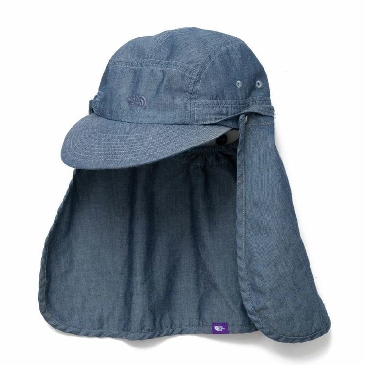 THE NORTH FACE PURPLE LABEL(ザ・ノース・フェイス パープルレーベル) |[ザ・ノース・フェイス パープルレーベル]インディゴシャンブレー フィールドキャップ