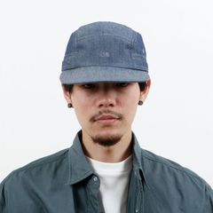 THE NORTH FACE PURPLE LABEL(ザ・ノース・フェイス パープルレーベル) |[ザ・ノース・フェイス パープルレーベル]インディゴシャンブレー フィールドキャップ