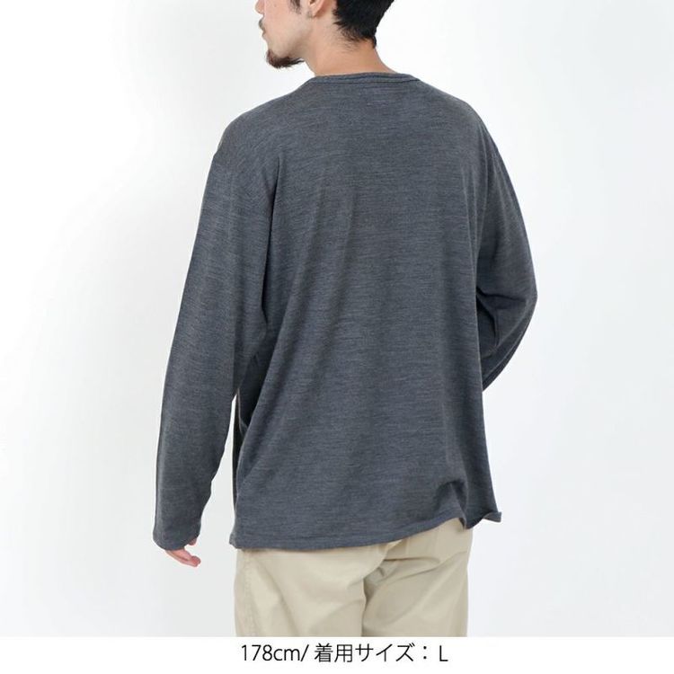 ❍新品 ノースフェイス メリノウール ロングスリーブ スウェット