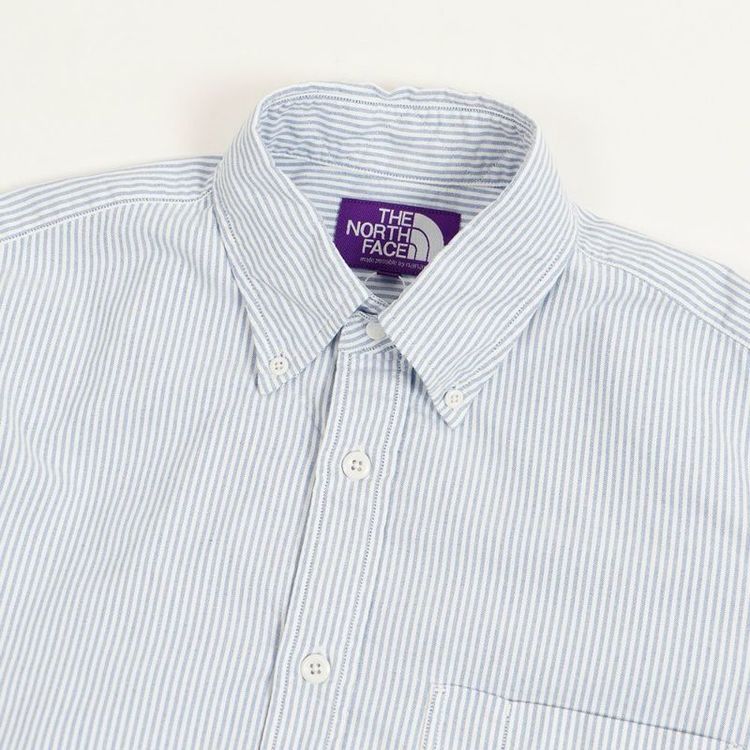 ザノースフェイスパープルレーベル ダウン ストライプ フィールド シャツ XL THE NORTH FACE PURPLE LABEL (ザ ノースフェイス パープルレーベル