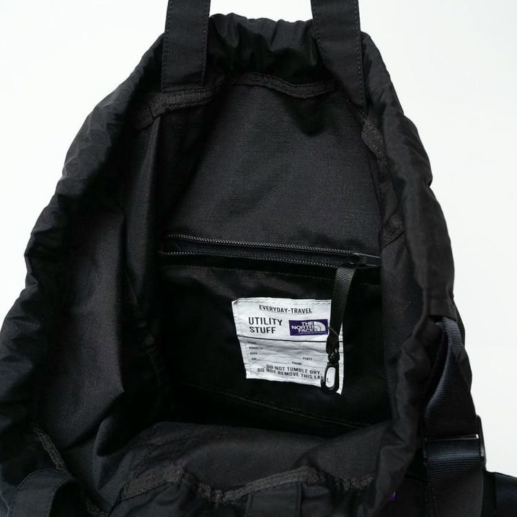 ノースフェイス パープルレーベル マウンテンウィンドデイパック ブラック THE NORTH FACE PURPLE LABEL (ザ ノースフェイス パープルレーベル
