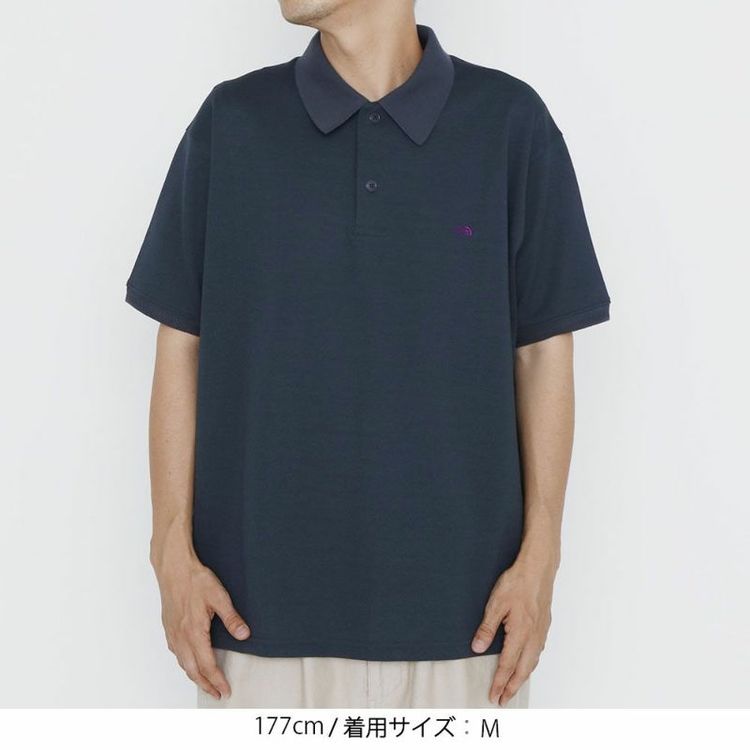 THENORTHFACE PURPLELABEL フィールドショートスリーブポロ ザ・ノース・フェイス パープルレーベル]モスステッチフィールド
