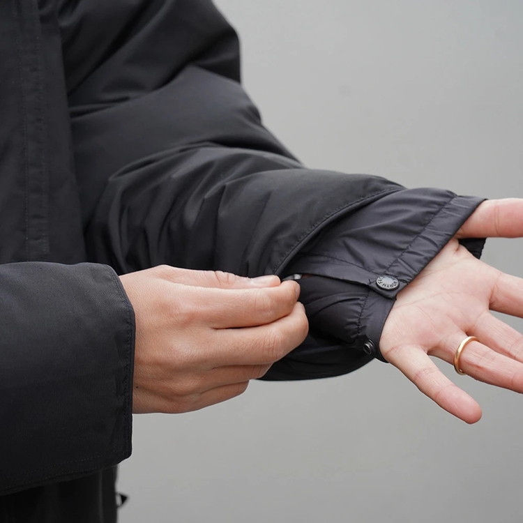 ザノースフェイスパープルレーベル]ダブルピークショートダウンパーカ