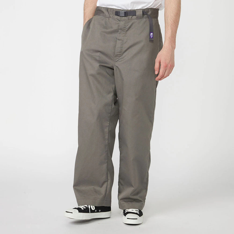 ザノースフェイスパープルレーベル]クールマックス チノフィールド