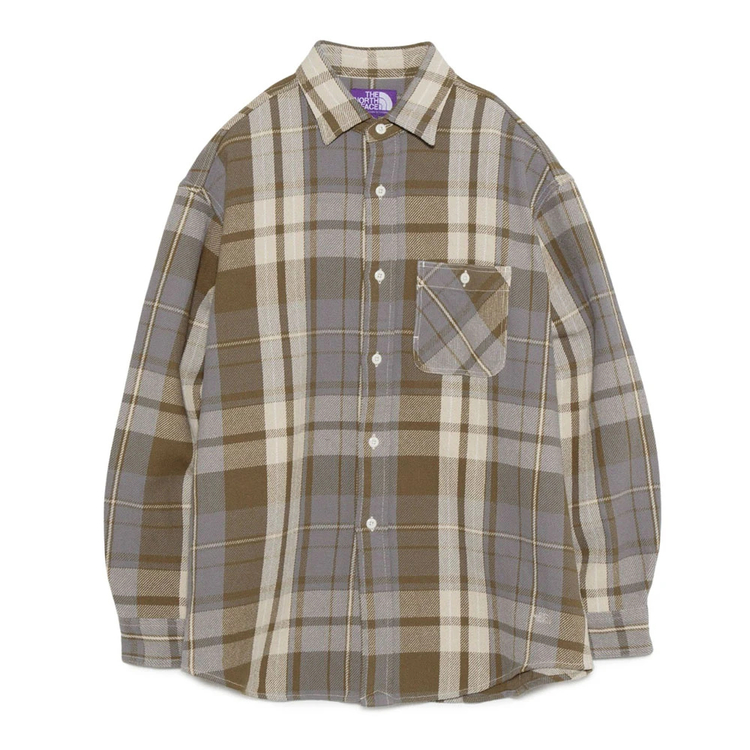 THE NORTH FACE PURPLE LABEL(ザ・ノース・フェイス パープルレーベル) |[ザノースフェイスパープルレーベル]フランネルプレイドフィールドシャツ