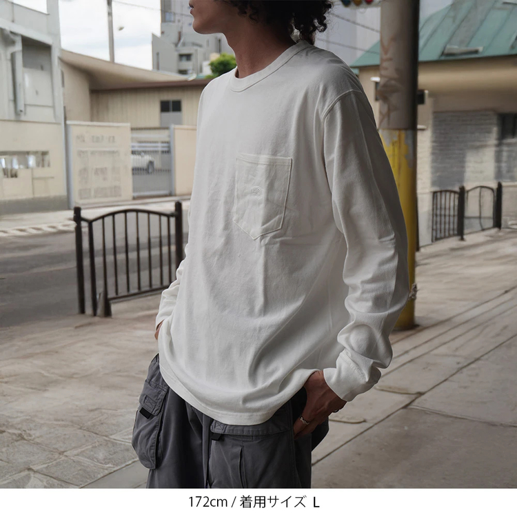 ザノースフェイスパープルレーベル]8オンス フィールドロングスリーブ