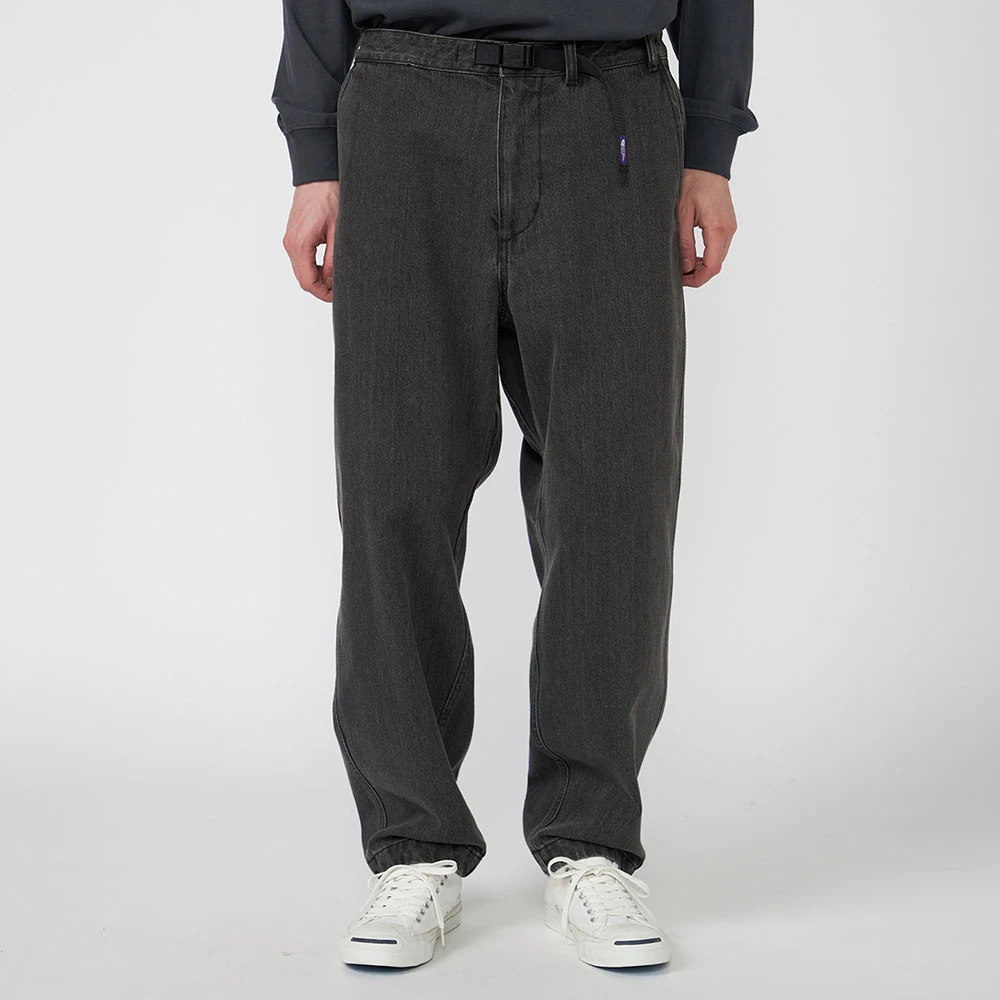 ザ・ノース・フェイス パープルレーベル]デニムワイドテーパード