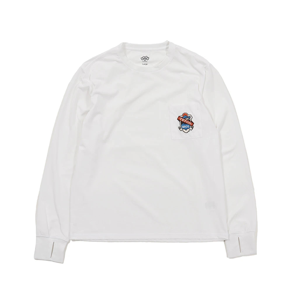 ティートンブロス]ティートンブロス エンブレム ロングスリーブ TEE