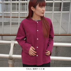 WALLA WALLA SPORT(ワラワラスポーツ) |[ワラワラスポーツ]ウィメンズ スウェットラウンドネックカーディガン