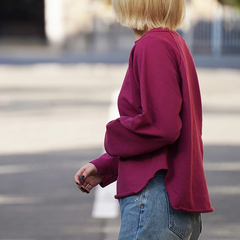 WALLA WALLA SPORT(ワラワラスポーツ) |[ワラワラスポーツ]ウィメンズ ルーズ ベースボール スウェット 