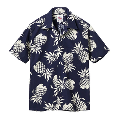 Duke Kahanamoku(デュークカハナモク) |[デュークカハナモク]コットンハワイアンシャツ ”デュークズパイナップル”