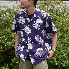 Duke Kahanamoku(デュークカハナモク) |[デュークカハナモク]クールマックスハワイアンシャツ ”デュークズパイナップル”