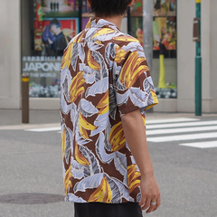 Duke Kahanamoku(デュークカハナモク) |[デュークカハナモク]クールマックスハワイアンシャツ ”バナナリーフ”