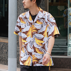 Duke Kahanamoku(デュークカハナモク) |[デュークカハナモク]クールマックスハワイアンシャツ ”バナナリーフ”