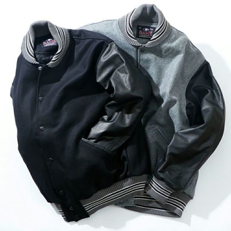 GAME Sportswear(ゲームスポーツウェア) |[ゲームスポーツウェア]THE VARSITY JACKET wWHITING COLLAR