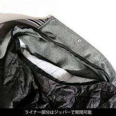 GAME Sportswear(ゲームスポーツウェア) |[ゲームスポーツウェア]THE VARSITY JACKET wWHITING COLLAR