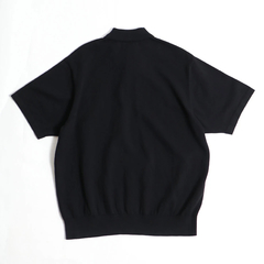 Yonetomi(ヨネトミ) |[Yonetomi / ヨネトミ]  LIGHT WAVE COTTON KNIT POLO / ライトウェーブコットンニットポロ