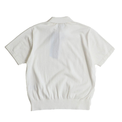 Yonetomi(ヨネトミ) |[Yonetomi / ヨネトミ]  LIGHT WAVE COTTON KNIT POLO / ライトウェーブコットンニットポロ