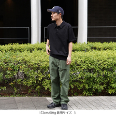 Yonetomi(ヨネトミ) |[Yonetomi / ヨネトミ]  LIGHT WAVE COTTON KNIT POLO / ライトウェーブコットンニットポロ