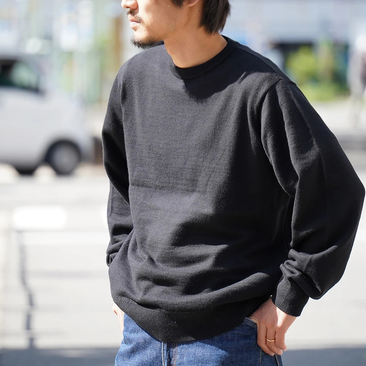 Yonetomi(ヨネトミ) |[ヨネトミ]アメリカンウール&コットン プルオーバー