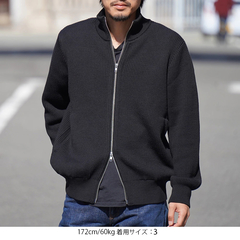 Yonetomi(ヨネトミ) |[ヨネトミ]エクストラファイン リブニット ブルゾン