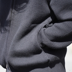 Yonetomi(ヨネトミ) |[ヨネトミ]エクストラファイン リブニット ブルゾン