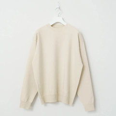 Yonetomi(ヨネトミ) |[ヨネトミ]リジッド カシミヤセーター クルーネックプルオーバー