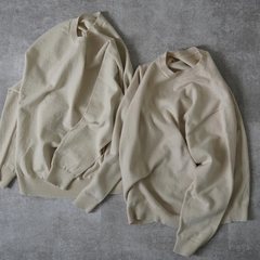 Yonetomi(ヨネトミ) |[ヨネトミ]リジッド カシミヤセーター クルーネックプルオーバー