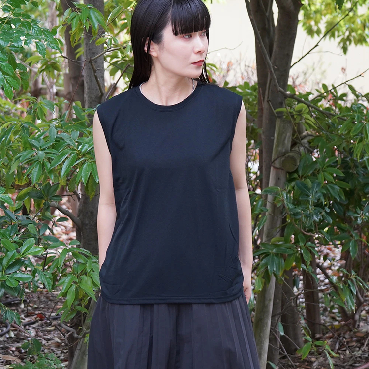 ブリング]DRYCOTTONY ドライコットニー スリーブレスTシャツ / BRING