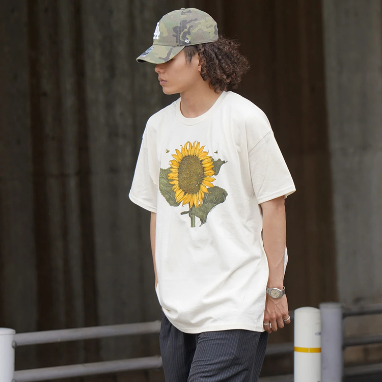 リバティグラフィックス]サンフラワー アンド ビーズ / LIBERTY