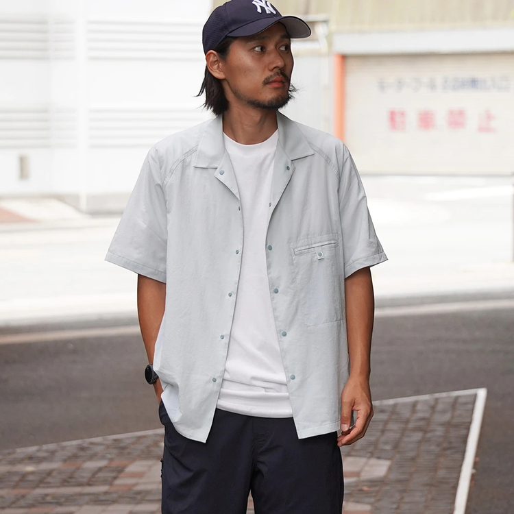 アクシーズクインエレメンツ]軽くて涼しい半袖シャツ / AXESQUIN