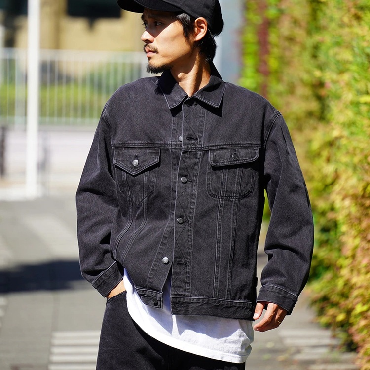 ウエストオーバーオールズ]ビッグデニムジャケット / WESTOVERALLS