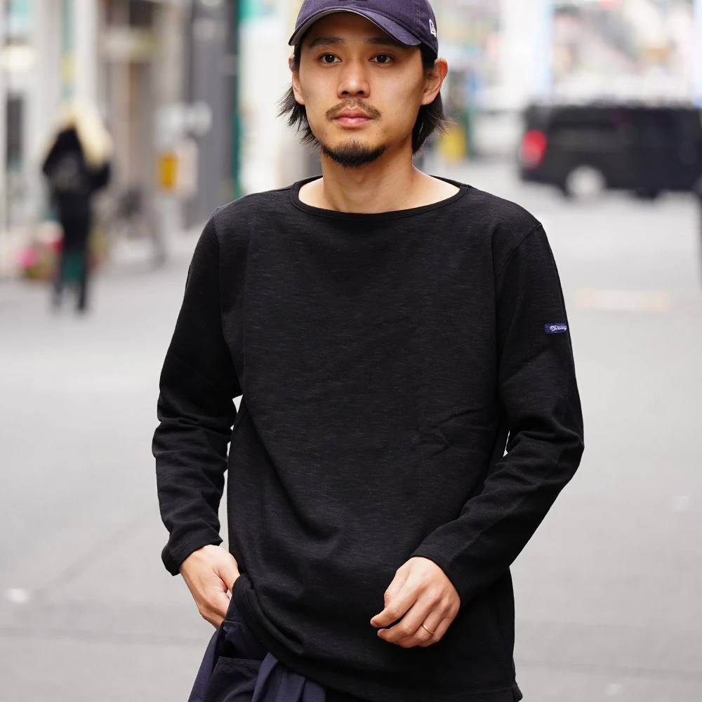 ティージーオーセンティッククラシック]HDCS ボートネックバスクシャツ