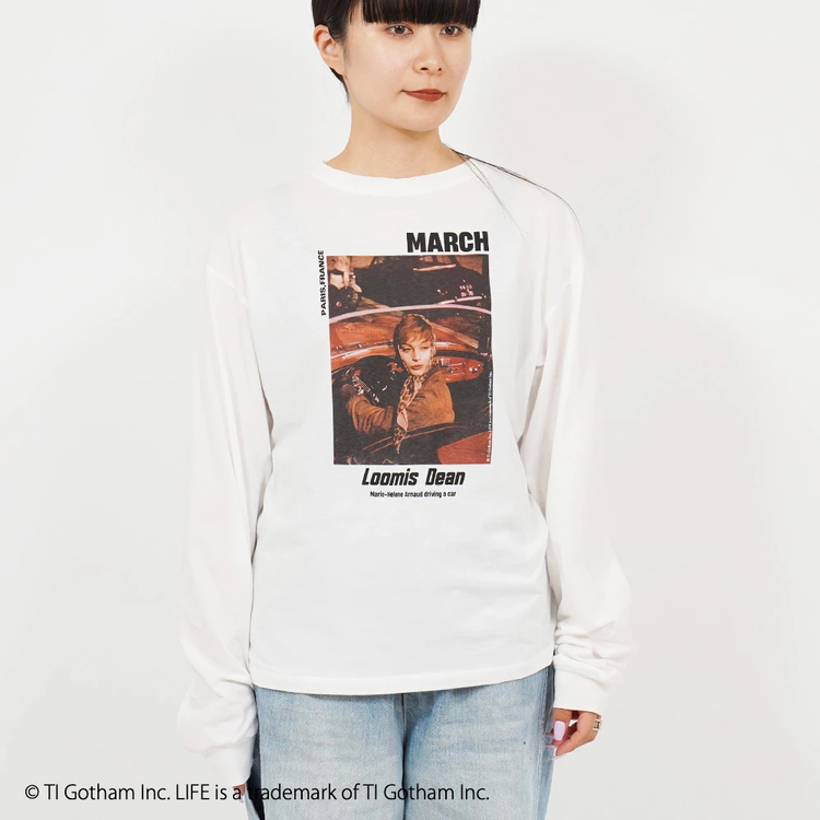 グッドロックスピード]マーチ パリ フォト ロングスリーブ Tシャツ