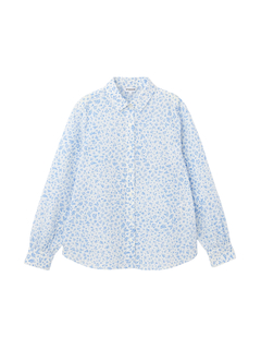スプリングフラワープリントシャツ